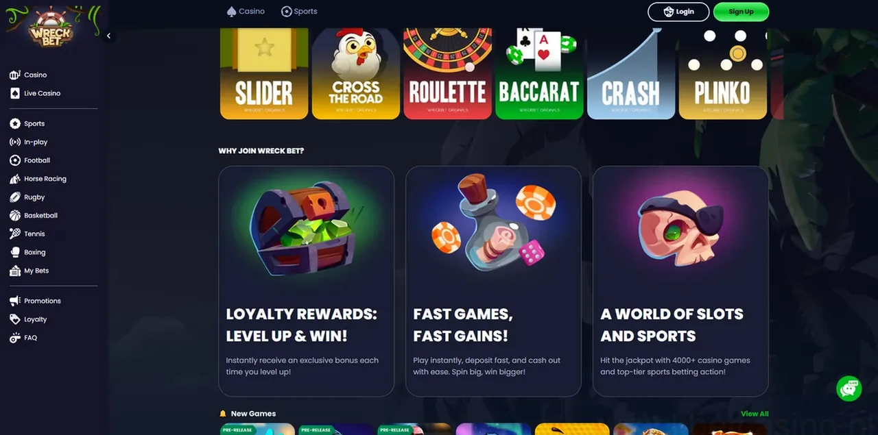 Wreckbet Casino Casino